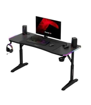 Huzaro Hero 3.6 RGB Black gaming desk