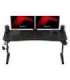 Huzaro Hero 4.6 RGB Black Gaming Desk