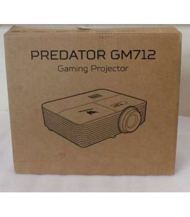 SALE OUT. Acer PREDATOR GM712 Projector, DLP, 4K UHD, 4000lm, 20000/1, HDMI, Black Acer PREDATOR GM712 4K UHD (3840