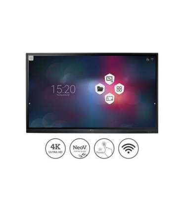 Neovo IFP7502 4K Interactive Display, 75" LED, IPS, 3840x2160p, 350cd/m2, 1100:1, 5ms, 178/178, USB
