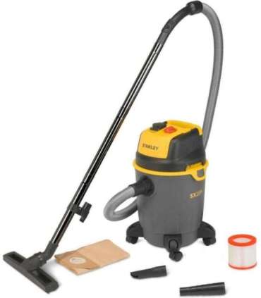 Stanley SXVC20PTE Industrial Vacuum Cleaner Black, Yellow 1200 W