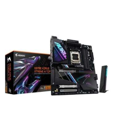 GIGABYTE X870E AORUS XTREME AI TOP Motherboard - Supports AMD Ryzen 9000 Series CPUs, 18+2+2 phases VRM, up to 8800MHz