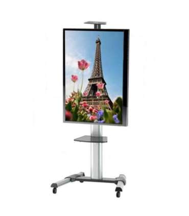 Techly Floor Support Trolley for LCD / LED / Plasma 37-70 with Shelf " ICA-TR15