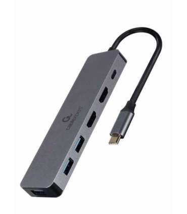 Gembird A-CM-COMBO3-03 USB Type-C 3-in-1 multi-port adapter (Hub + HDMI + PD)