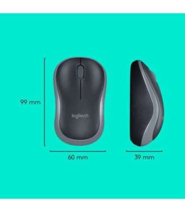 Logitech 920-004508 keyboard Mouse included Home RF Wireless QWERTY US International Black