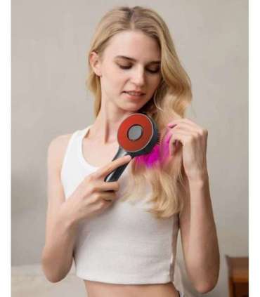 Regenerating hairbrush massager for hair and scalp MT6537