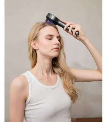 Regenerating hairbrush massager for hair and scalp MT6537