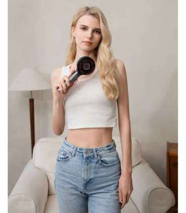 Regenerating hairbrush massager for hair and scalp MT6537