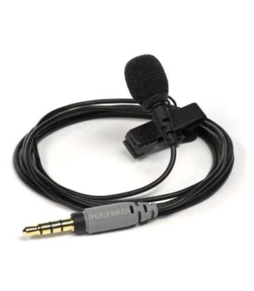 RØDE smartLav+ Black Lavalier/Lapel microphone
