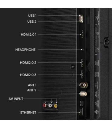 Hisense 65E7Q 165.1 cm (65") 4K Ultra HD Smart TV Wi-Fi Black