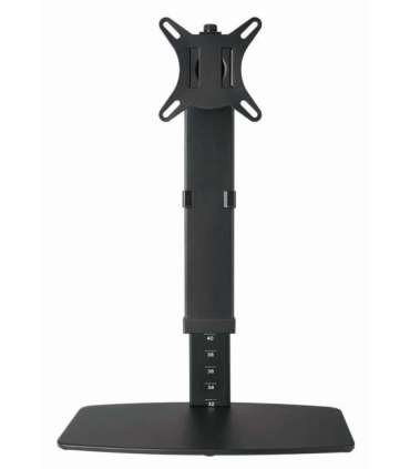 Gembird MS-D1ST-02 Height adjustable full-motion monitor desk stand, 17"-32", black