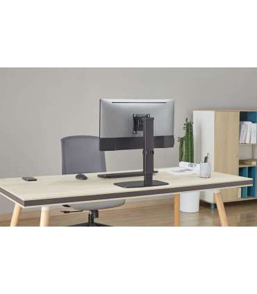 Gembird MS-D1ST-02 Height adjustable full-motion monitor desk stand, 17"-32", black