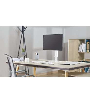 Gembird MS-D1ST-02 Height adjustable full-motion monitor desk stand, 17"-32", black