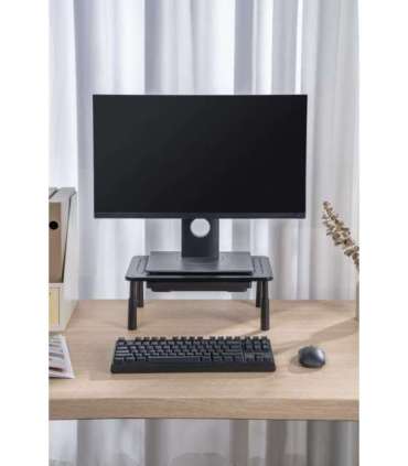 Gembird MS-TABLE-D-01 Adjustable monitor stand with drawer (rectangle)