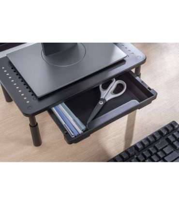 Gembird MS-TABLE-D-01 Adjustable monitor stand with drawer (rectangle)