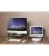 Gembird MS-TABLE-GL-01 Glass monitor stand, large