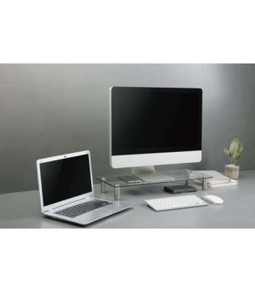 Gembird MS-TABLE-GM-01 Glass monitor stand, medium