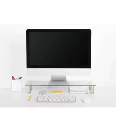 Gembird MS-TABLE-GM-01 Glass monitor stand, medium