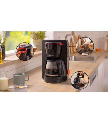 Bosch TKA3M133 coffee maker Semi-auto Drip coffee maker 1.4 L