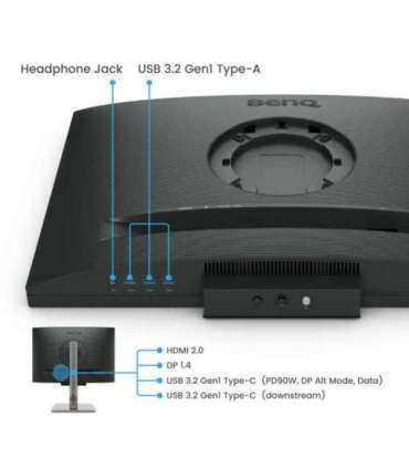 BenQ RD240Q computer monitor 61.2 cm (24.1") 2560 x 1600 pixels WQXGA LCD Black