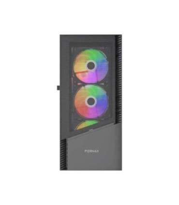 Gembird CCC-FC-4300 Gaming ATX Computer Case Fornax 4300, ARBG backlight, black