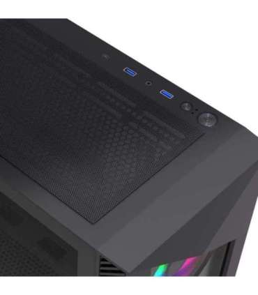 Gembird CCC-FC-900ARGB Gaming computer case Fornax 900, ATX, black