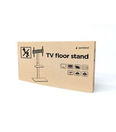 Gembird TVS-55T-02 TV floor stand, 32" - 55", black
