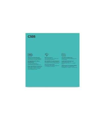 Logitech C505 webcam 1280 x 720 px USB Black