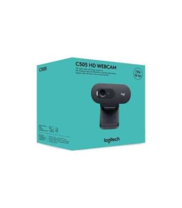 Logitech C505 webcam 1280 x 720 px USB Black