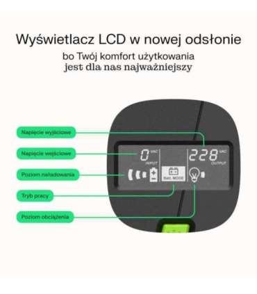 Green Cell uninterruptible power supply (UPS) Line-Interactive 0.85 kVA 480 W 2 AC outlet(s)