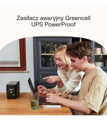 Green Cell uninterruptible power supply (UPS) Line-Interactive 6.5 kVA 360 W 2 AC outlet(s)