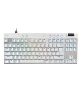 Logitech G PRO X TKL Rapid keyboard Gaming USB QWERTY US International White