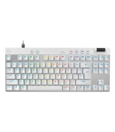 Logitech G PRO X TKL Rapid keyboard Gaming USB QWERTY US International White