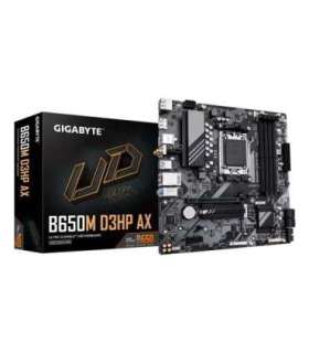 GIGABYTE B650M D3HP AX Motherboard - AMD Ryzen 9000 Series CPUs, 5+2+2 Phases VRM, up to 8000MHz DDR5 (OC), 2xPCIe 4.0