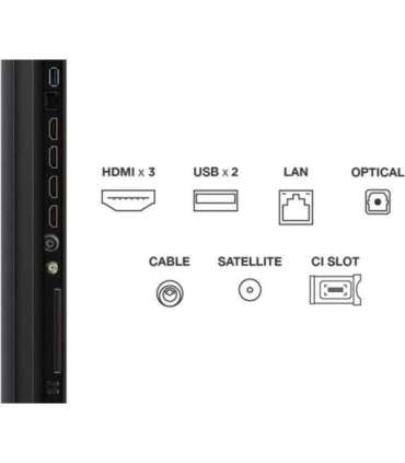 TCL C61KS 55C61KS TV 139.7 cm (55") 4K Ultra HD Smart TV Wi-Fi Black