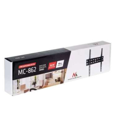 MACLEAN BRACKETS MC-862 Original Extra Sturdy Adjustable Easy Installation TV Bracket 26-55" 40kg Universal Black max