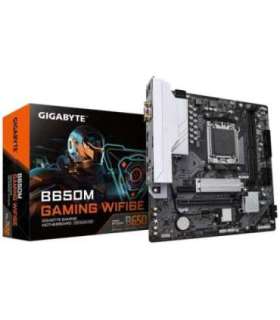 GIGABYTE B650M GAMING WIFI6E Motherboard - AMD Ryzen 9000 Series CPUs, 5+2+2 Phases VRM, up to 6400MHz DDR5 (OC), 1xPCIe