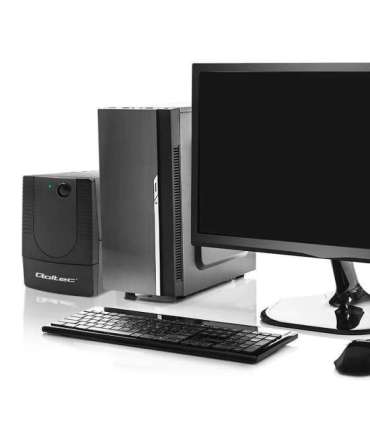 Qoltec 53774 uninterruptible power supply (UPS) Line-Interactive 1 kVA 600 W 1 AC outlet(s)