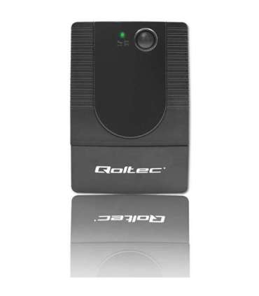 Qoltec 53774 uninterruptible power supply (UPS) Line-Interactive 1 kVA 600 W 1 AC outlet(s)