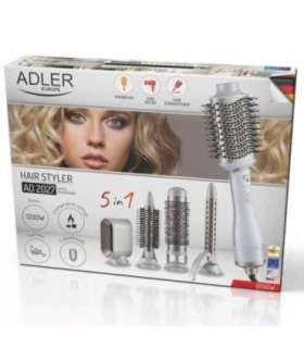 ADLER AD 2027 white hair dryer and curling iron