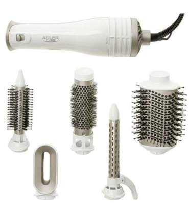 ADLER AD 2027 white hair dryer and curling iron