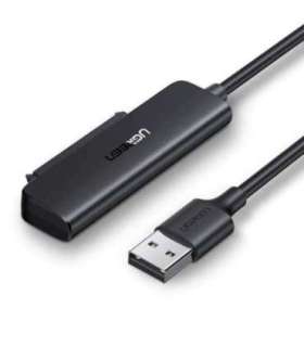 Ugreen adapter converter for 2.5" SATA III 3.0 HDD SSD drive - USB 3.2 Gen 1 (USB 5 Gbps) black (70609 CM321)