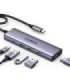 Ugreen 15596 laptop dock/port replicator Wired USB 3.2 Gen 1 (3.1 Gen 1) Type-A + Type-C Aluminium