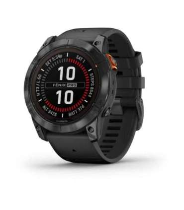 Garmin fēnix 7X Pro 3.56 cm (1.4") MIP 51 mm Digital 280 x 280 pixels Touchscreen Grey Wi-Fi GPS (satellite)