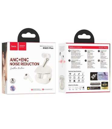 Hoco EQ23 PLUS II Headset Wireless In-Ear Calls/Music Bluetooth White