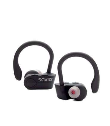 Savio TWS-03 Wireless Bluetooth Earphones, Black