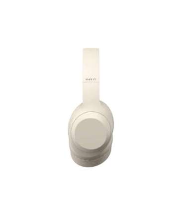 Havit H628BT - wireless on-ear headphones, beige