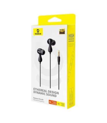Baseus Encok HZ20 - wired headphones (black)