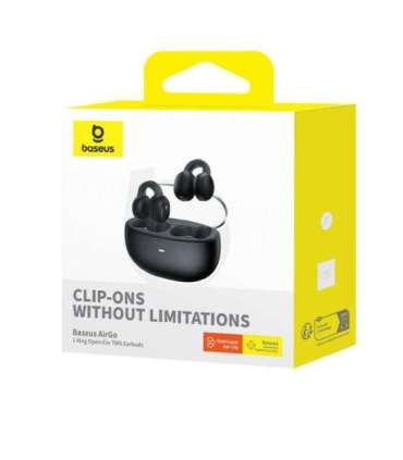 Baseus AirGo 1 Ring Headset True Wireless Stereo (TWS) In-ear Calls/Music Bluetooth Black