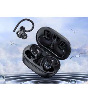 Hoco EQ8 Pure Joy Headset Wireless In-Ear Calls/Music Bluetooth Black